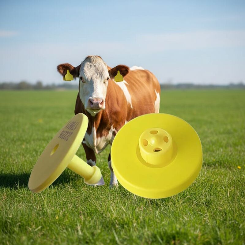 Étiquette d'oreille RFID imperméable pour le suivi des animaux Conception durable adaptée à l'identification et à la gestion du bétail