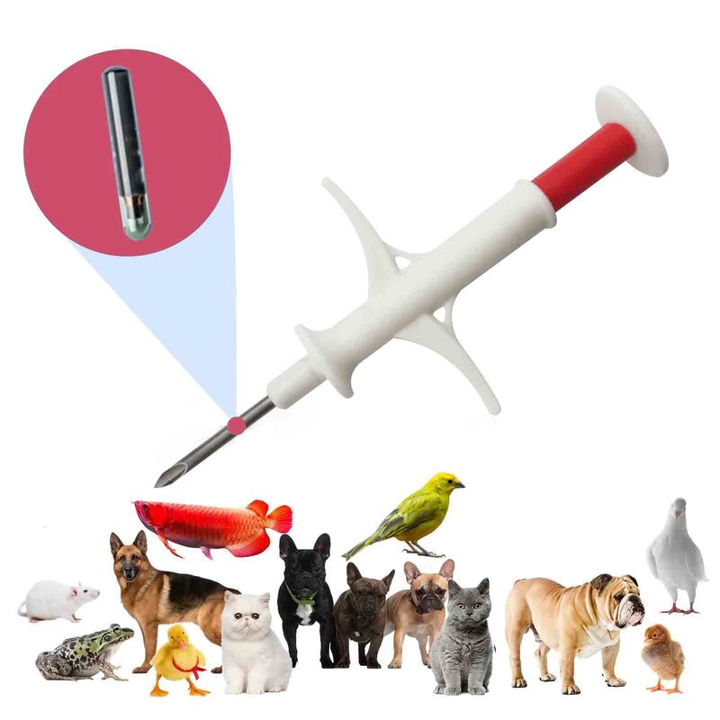 Seringuette à micro-puce miniature pour animaux de petite taille pour chiens et chats ZS007