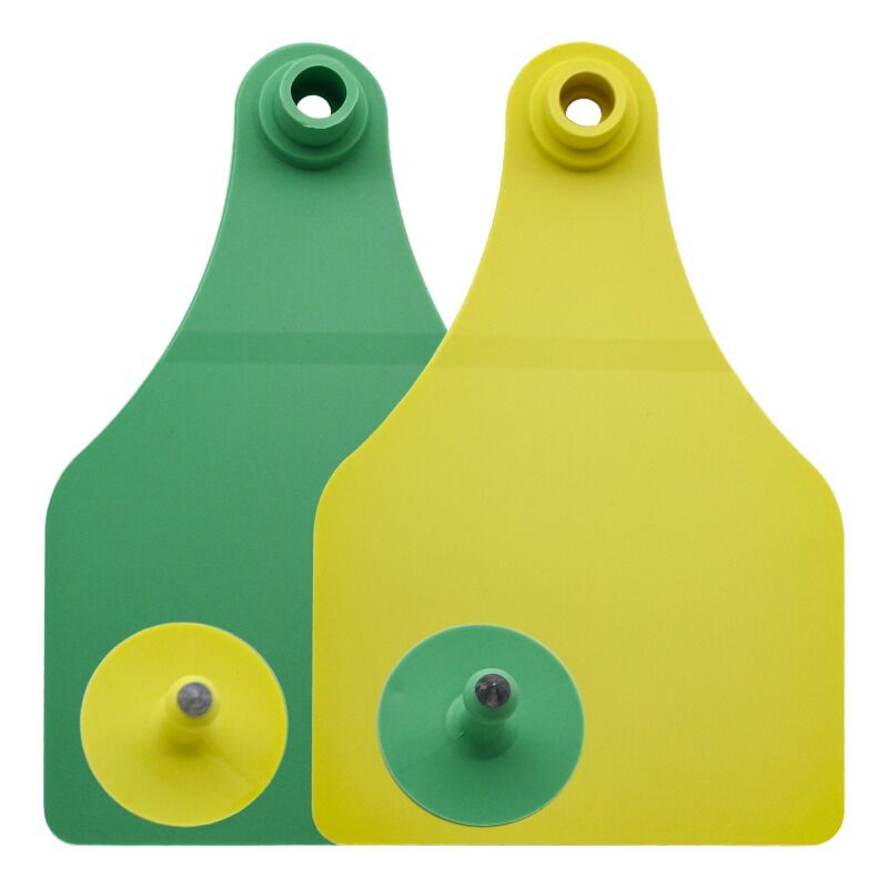T921 Nouveau étiquette d'oreille pour animaux Fofia Étiquette d'oreille pour chèvres jaune RFID TPU de haute qualité Ferme Cheval de bétail Garantie de 1,5 an