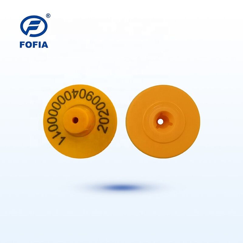 Étiquettes d'oreille UHF RFID pour bétail, étiquettes d'identification en plastique durables avec micropuce pour bovins, moutons, porcs, animaux