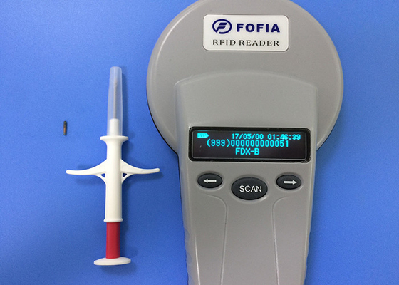 Scanner animal de puce d'OIN pour la gestion d'animal familier, lecteur portatif de poche de RFID