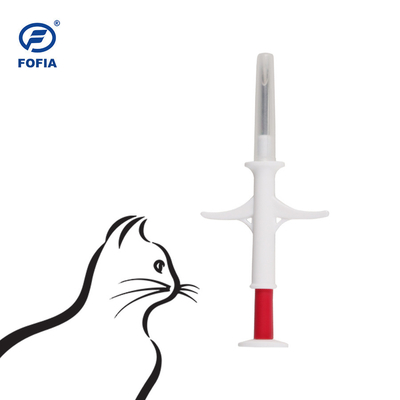 Gestion animale RFID dépistant les étiquettes 134.2khz 1.4mm Glasstag pour des moutons/bétail